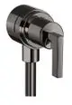 AXOR-HG-AXOR-Citterio-Wandanschluss-Stop-mit-Rueckflussverhinderer-Absperrventil-und-Hebelgriff-Polished-Black-Chrome-39882330 gallery number 1